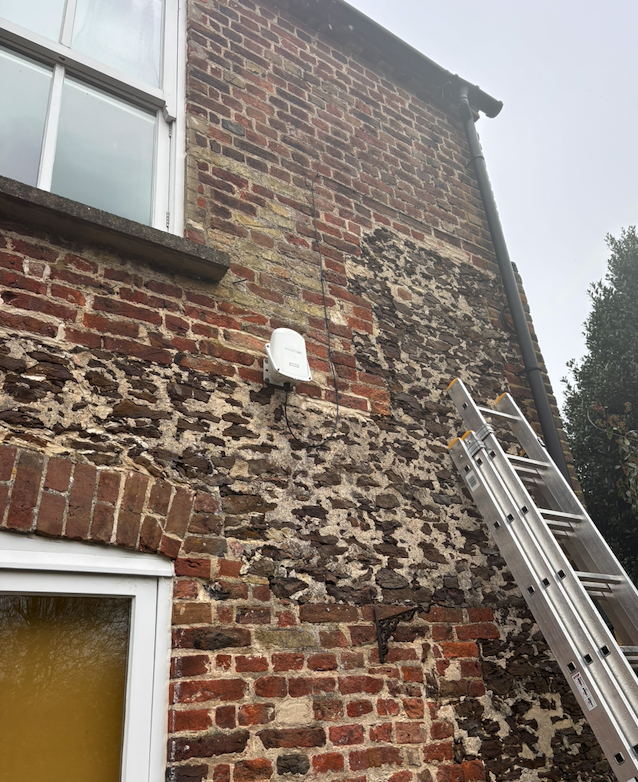 External Aruba access point installation