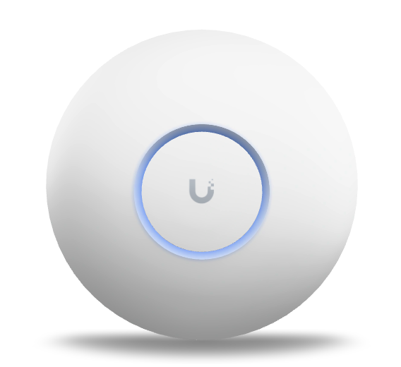 UniFi Access Point installed in smart home environment